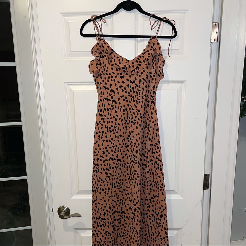Cheetah print dress
